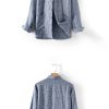 Mens Relaxed Linen Shirt ButtonDown Long Sleeve Breathable Pocket