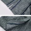 Mens Linen Casual Blazer Loose Fit Breathable Multi Pocket