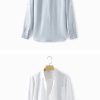 Mens Loose Linen Long Sleeve Shirt Turn-down Breathable Stone Wash