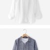 Mens Linen Shirt Loose Fit Button Down Long Sleeve Breathable