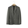 Mens Linen Blazer Loose Fit Breathable Multi-Pocket