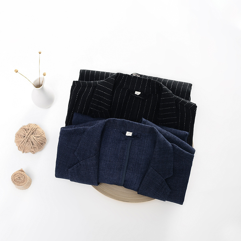 Mens Relaxed Linen Blazer Casual Breathable Spring Fall Multi-Pocket