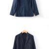 Mens Linen Casual Blazer Loose Fit Breathable Multi Pocket