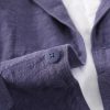 Mens Stonewash Linen Blazer Breathable Relaxed Multi Pocket Casual